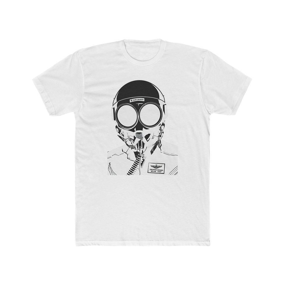 Thumbnail: Major Droppin Bombs Sandia Inverted Men's Cotton Crew Tee