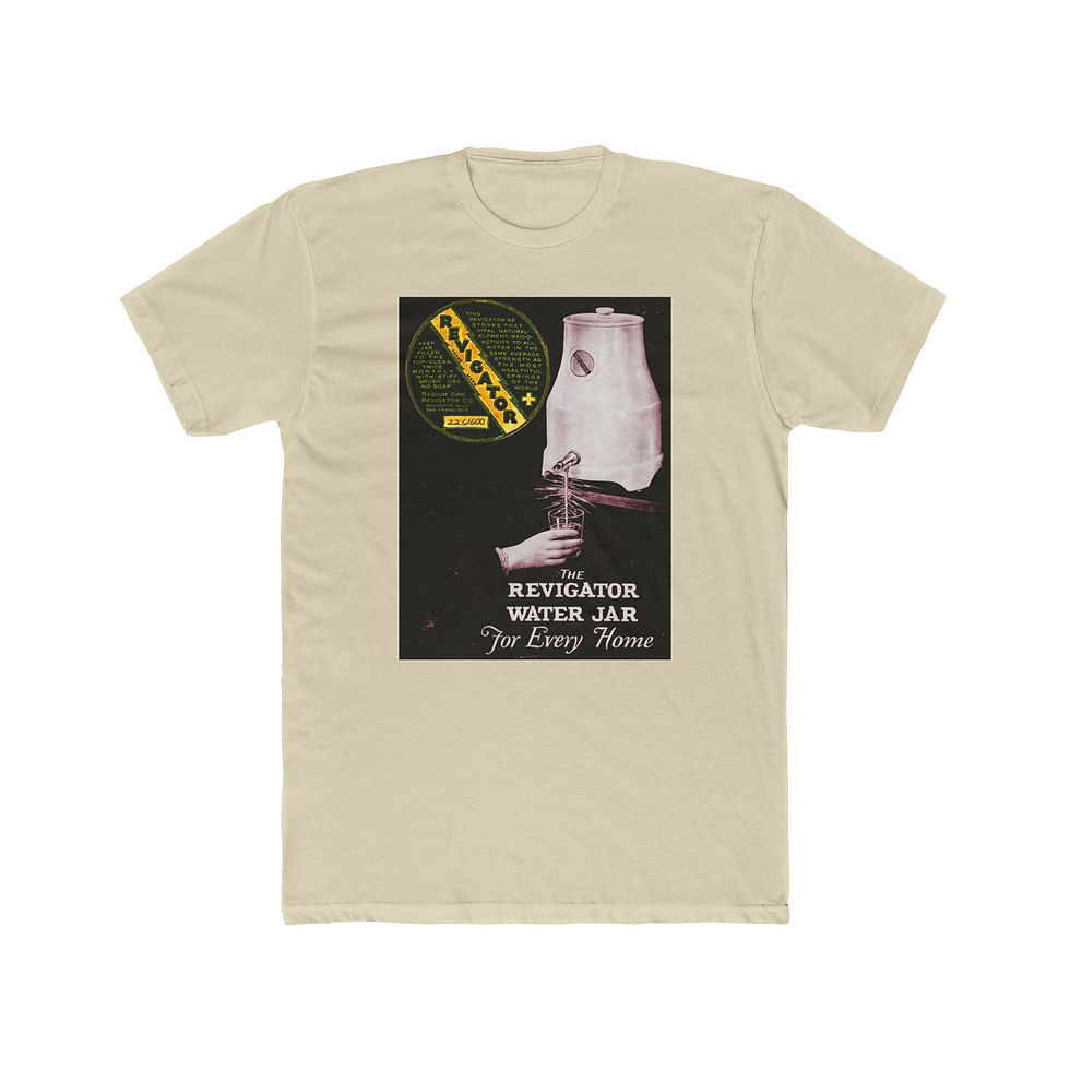 Thumbnail: Revigator Radioactive Water Black Label Men's Cotton Crew Tee