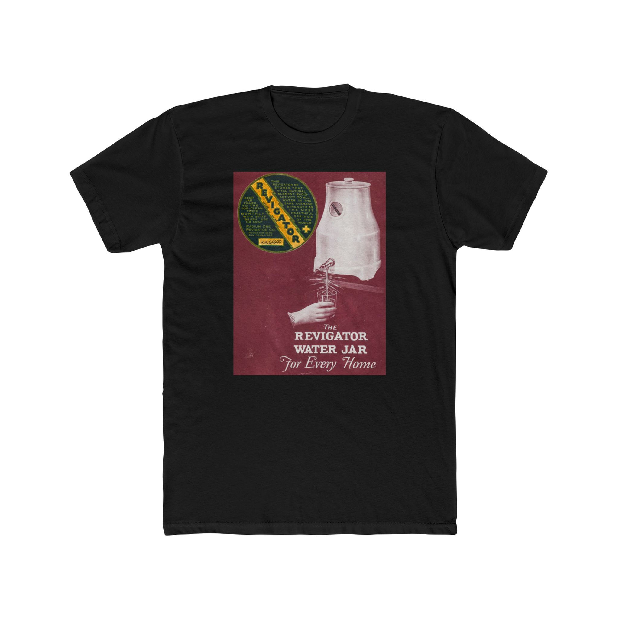 Revigator Radioactive Water Men's Cotton Crew Tee