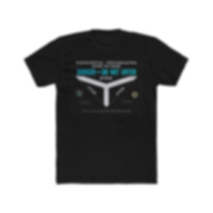 Radiological Contamination CD Sign Inverted Men's Cotton Crew Tee
