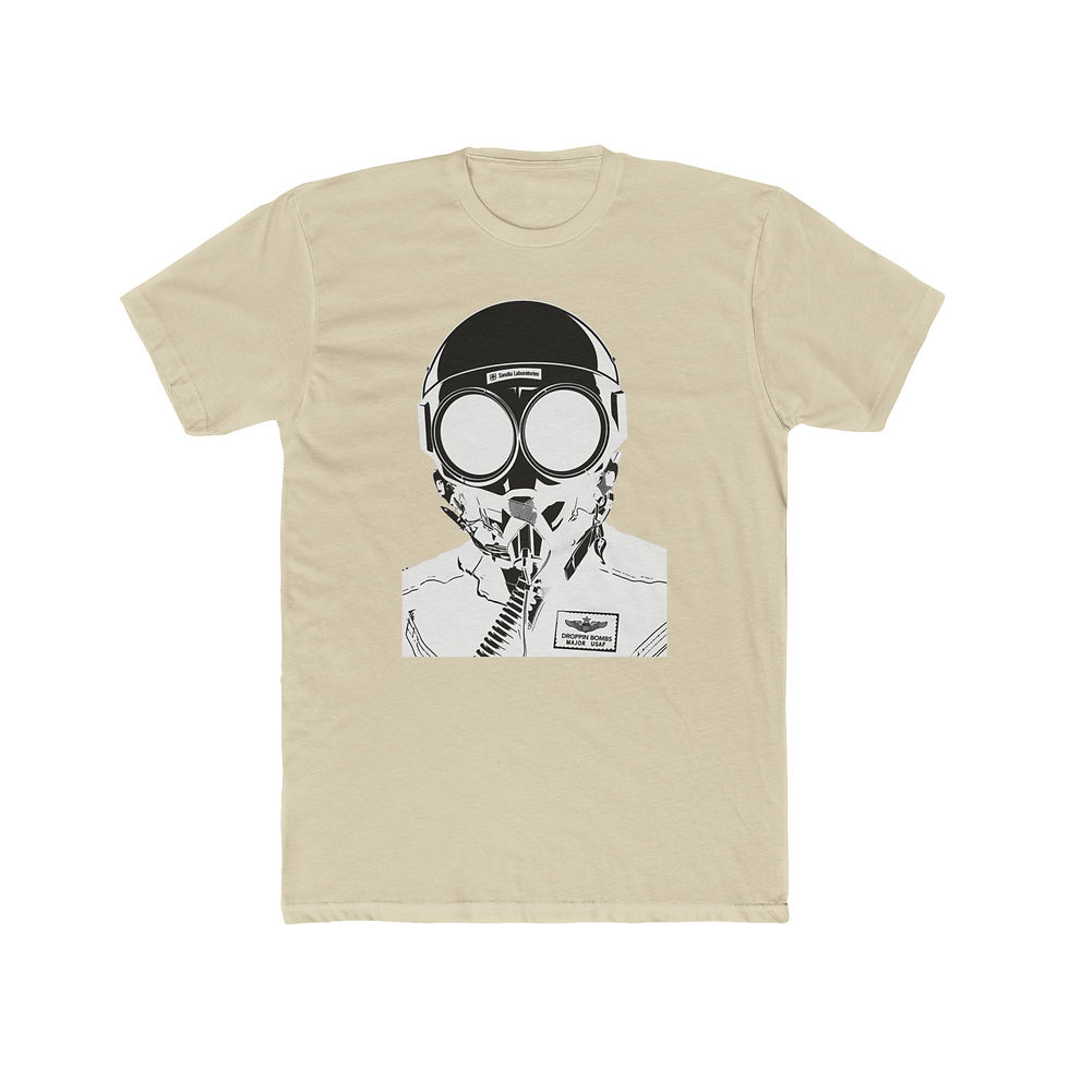 Thumbnail: Major Droppin Bombs Sandia Inverted Men's Cotton Crew Tee