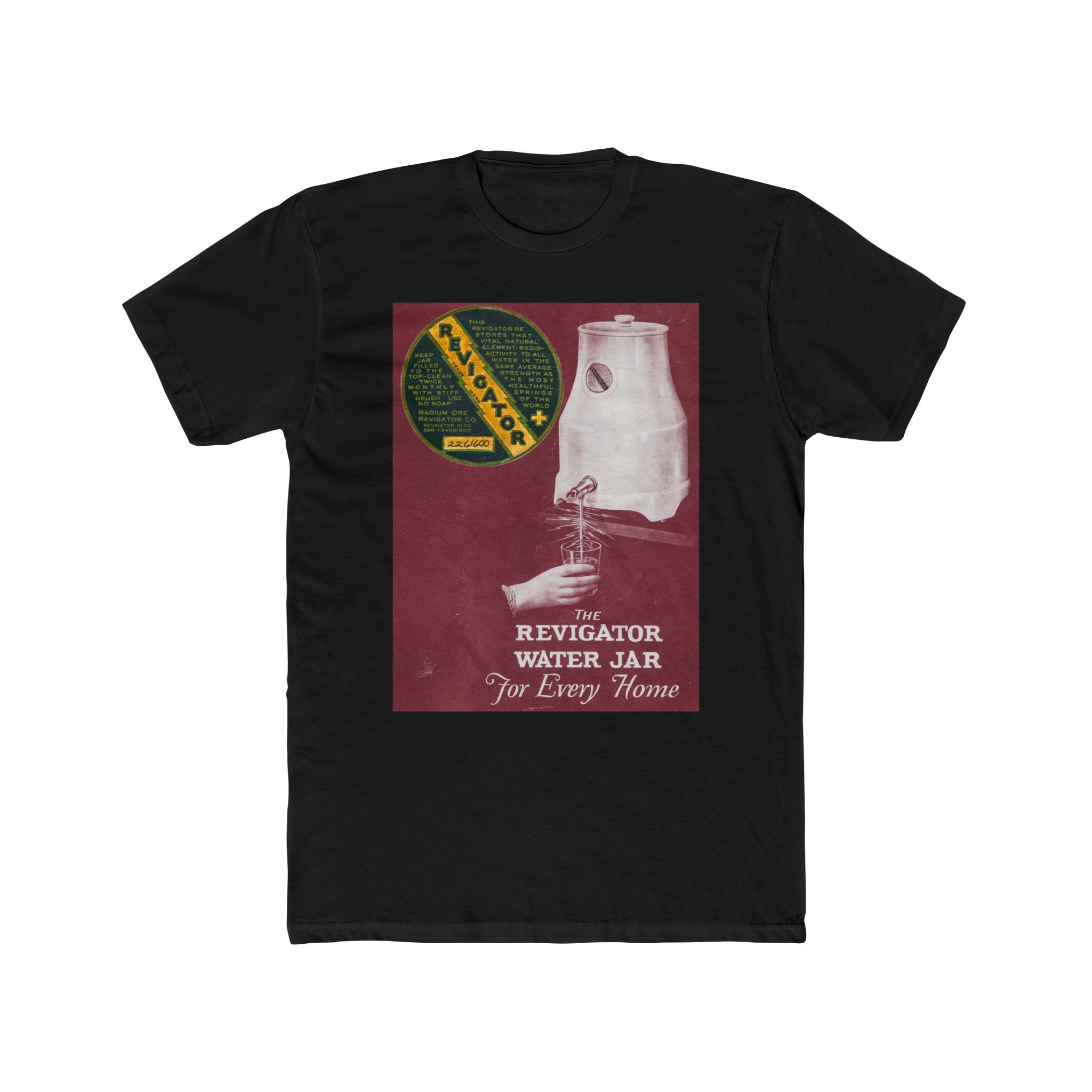 Revigator Radioactive Water Men's Cotton Crew Tee