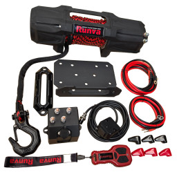 Runva 4500lbs Synthetic Rope Winch
