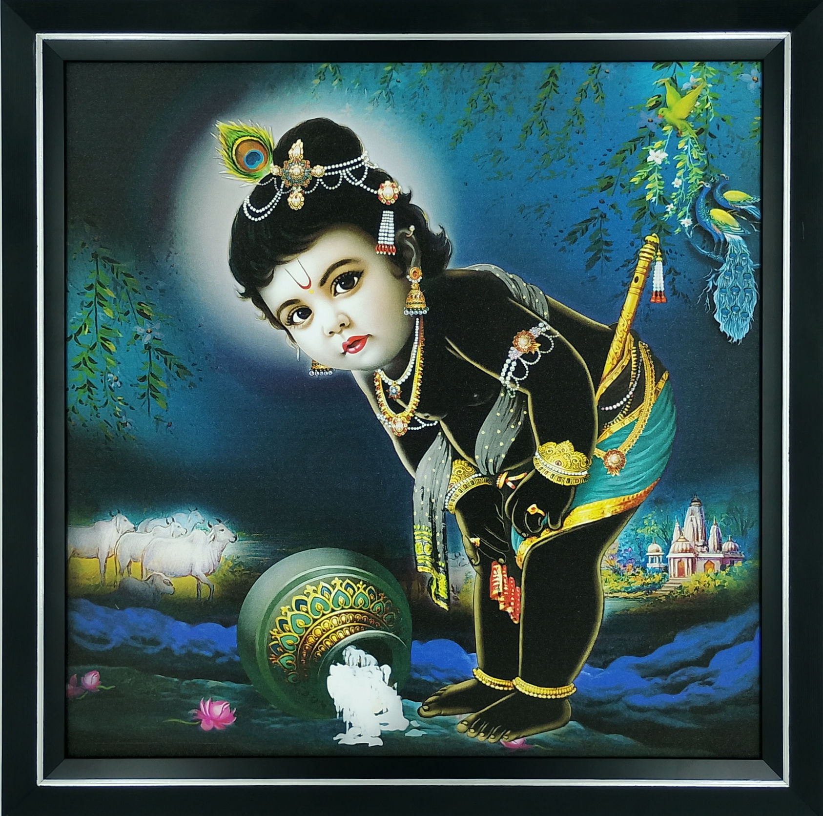 Little Krishna photo frame