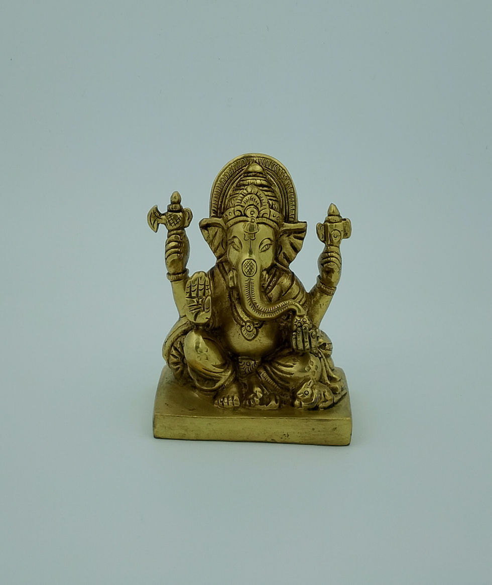 Brass Lord Ganesha Idol