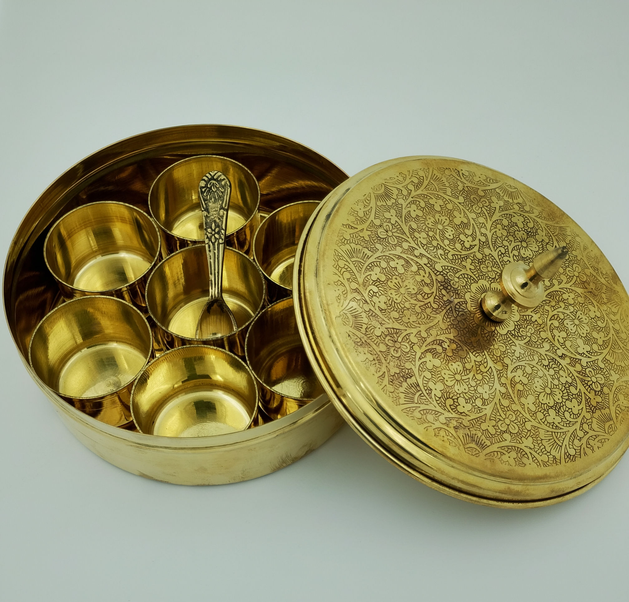 Brass Masala box