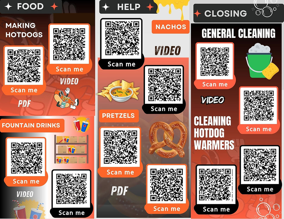 Back of volunteer phampet for organizations