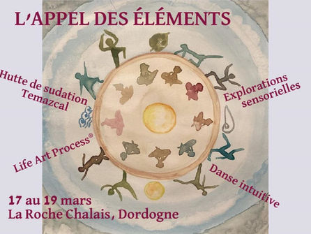 L'appel des éléments / Stage Dordogne du 17 au 19 mars 23