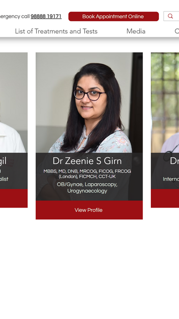 Screenshot SH Website