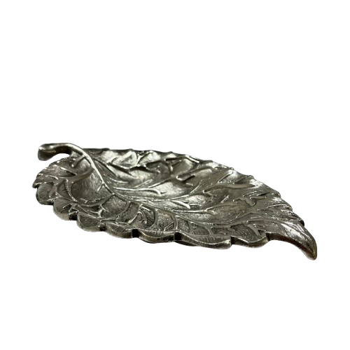 Thumbnail: Silver Vein - Silver leaf plate