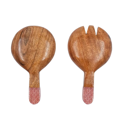 Thumbnail: RedDotty - Small arm salad serving spoons