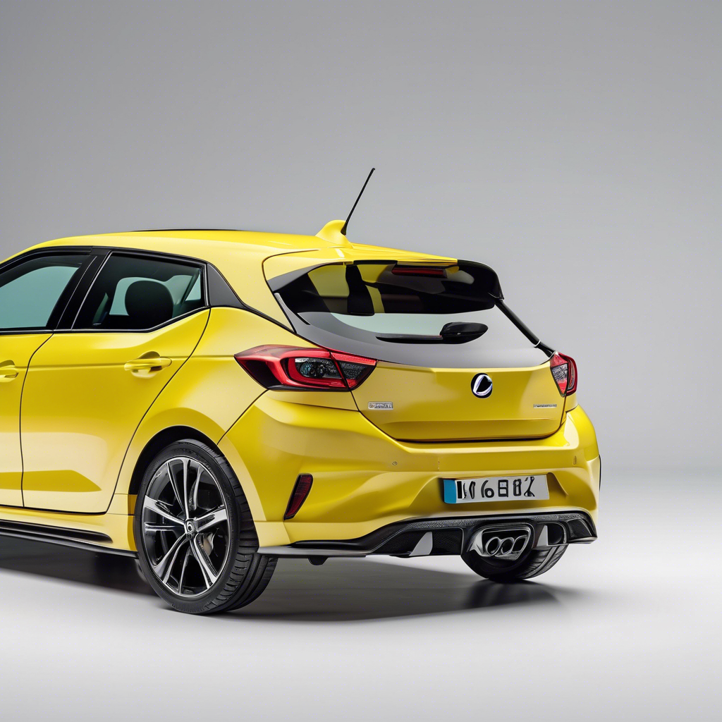 Sporty Hatchback Model