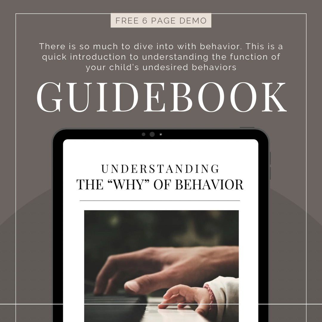 Understanding the "WHY" of Behavior (PDF)