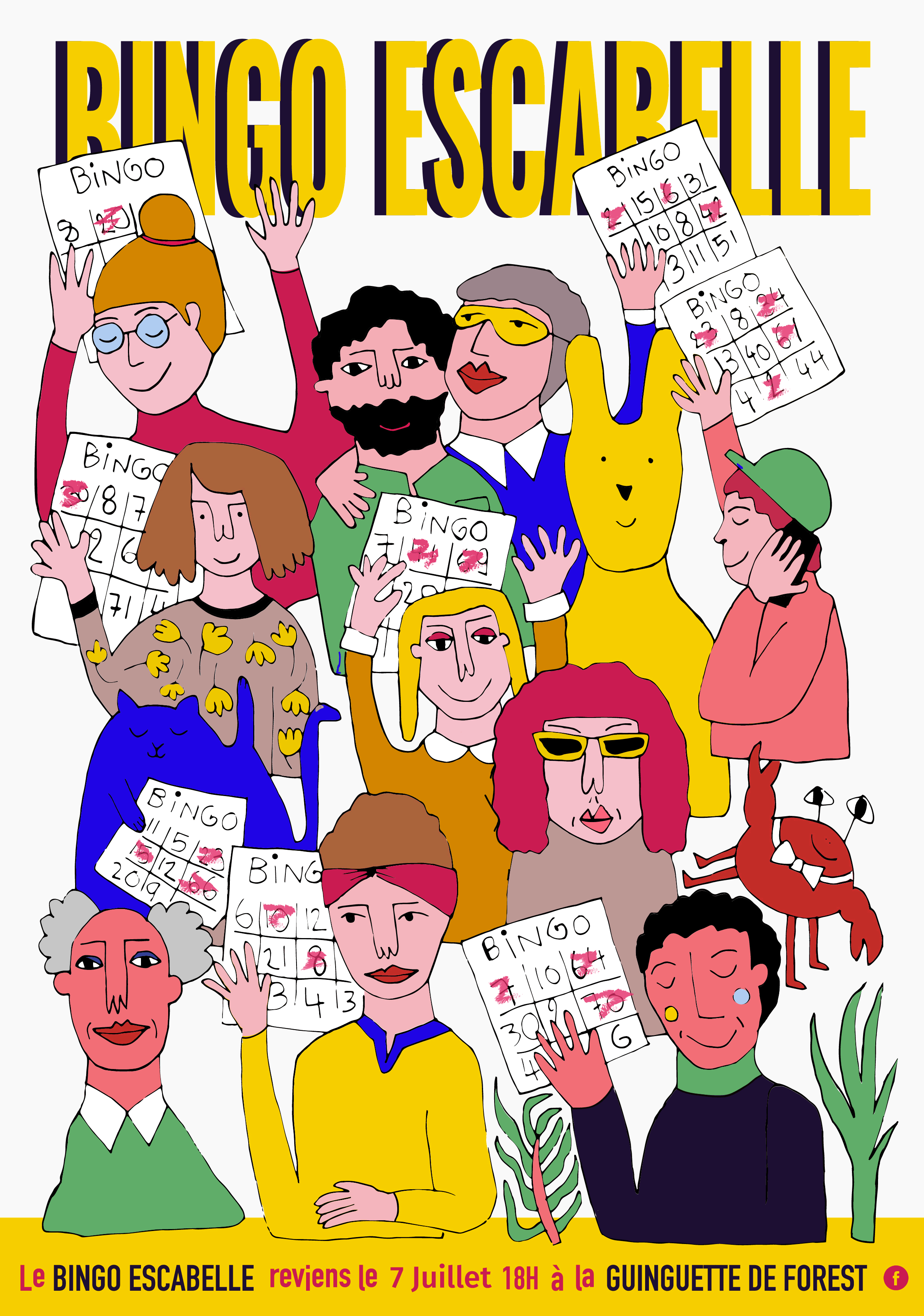 Affiche pour le Bingo Escabelle 3