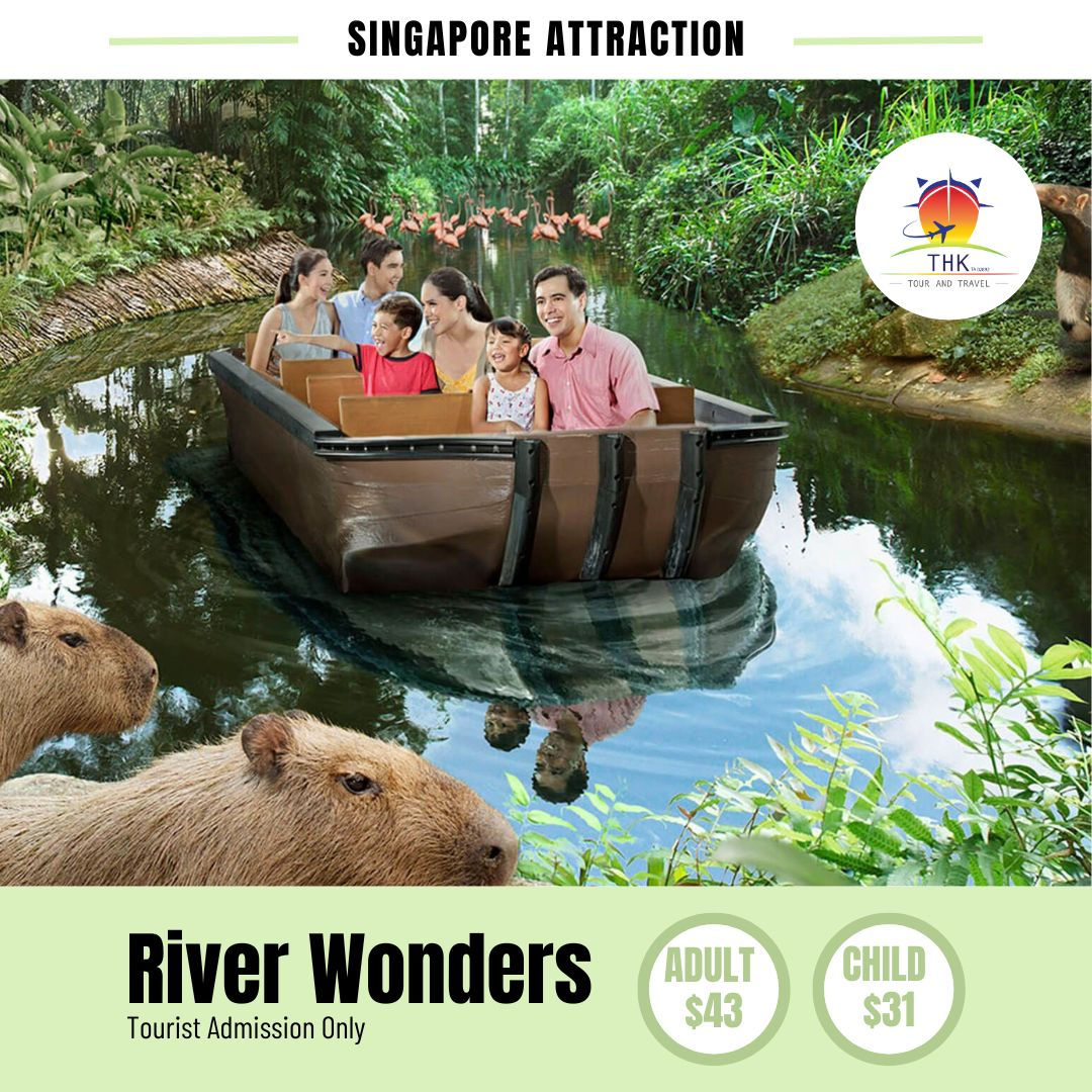 River Wonders Singapore attraction E-ticket (One day pass)