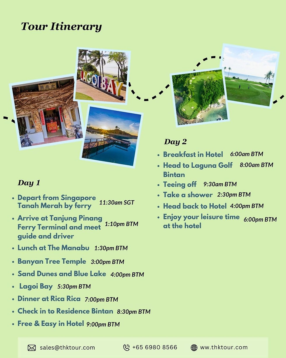 Thumbnail: 3D2N Bintan Elite Escape: Luxury Stay at The Residence Bintan with ExclusiveGolf