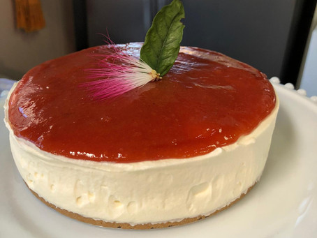 Cheesecake com chocolate