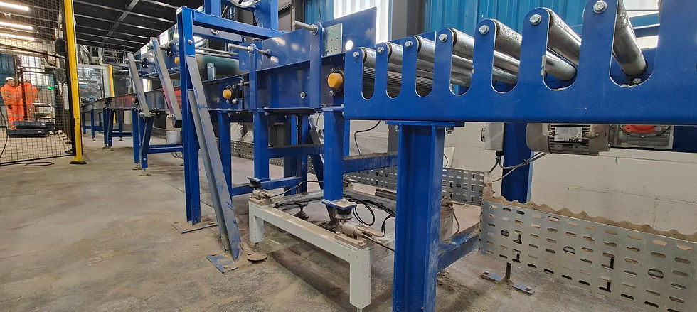 Conveyors, Roller conveyors, Belt conveyors, Weighing conveyor, Industrial conveyor, Aggregates, Cement, Production line, Turnkey automation, Robotic Palletising, Palletising, Robot, Industrial Robot
