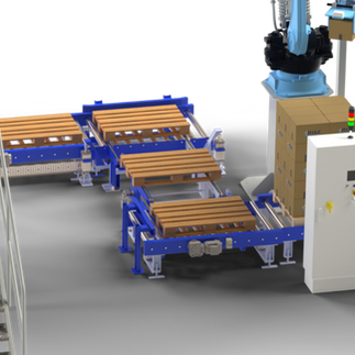 Kawasaki Palletising integrated production line