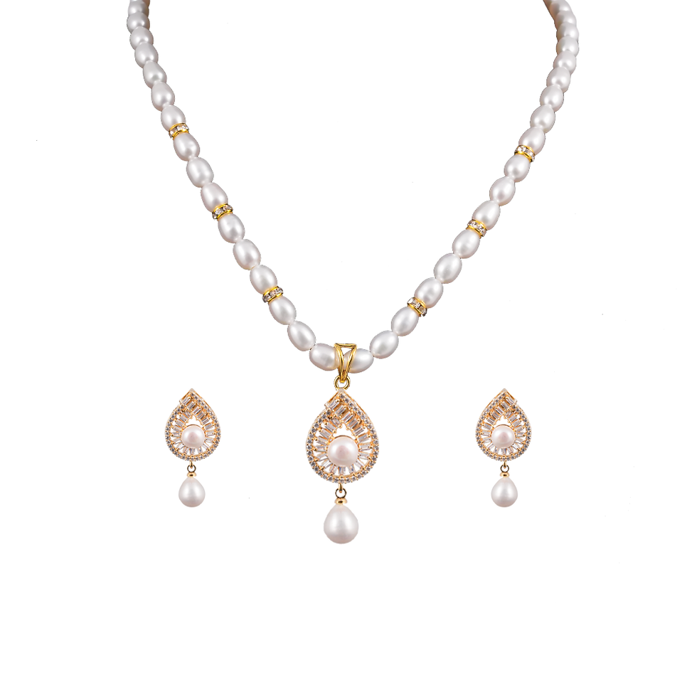 Thumbnail: PEARL NECKLACE SET