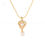 Thumbnail: golden pearl pendant set for women