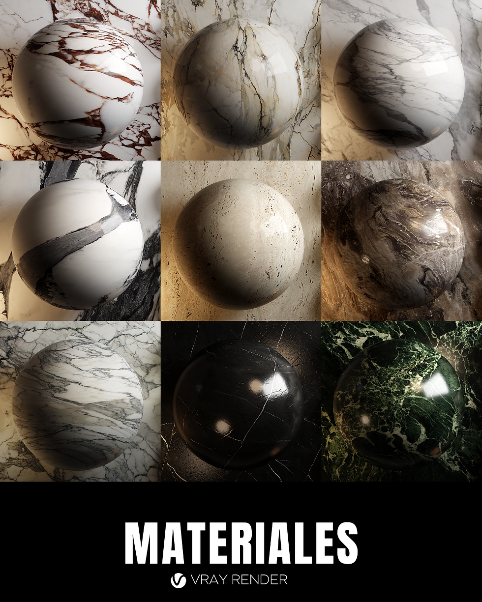 Miniatura: MARBLE LIBRARY - 3DSMAX VRAY