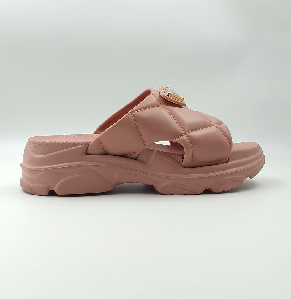 Thumbnail: Stylish and comfortable lady's footwear inspired by Crocs, available at Pros.