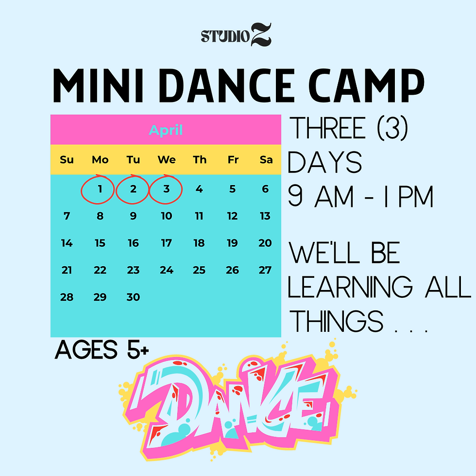 SPRING MINI DANCE CAMP