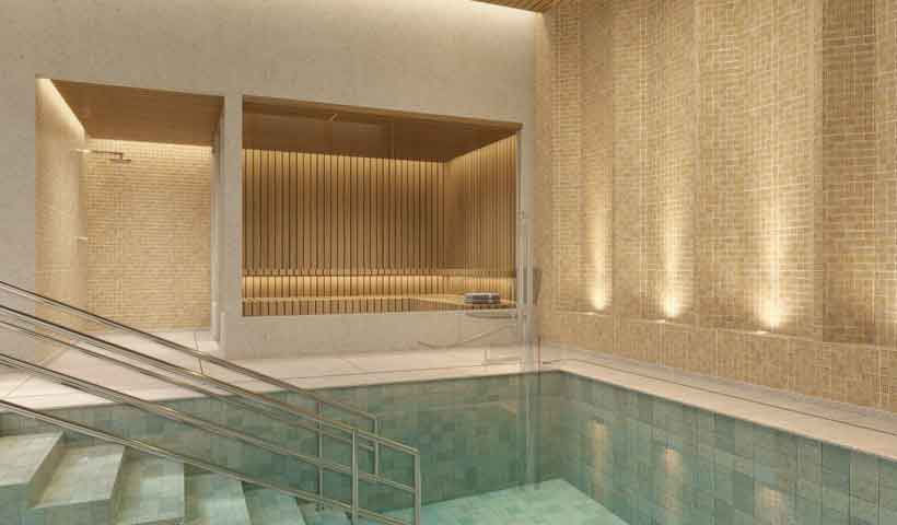 Perspectiva ilustrada da sauna alt studios by eztec site morelli corretor imobiliário