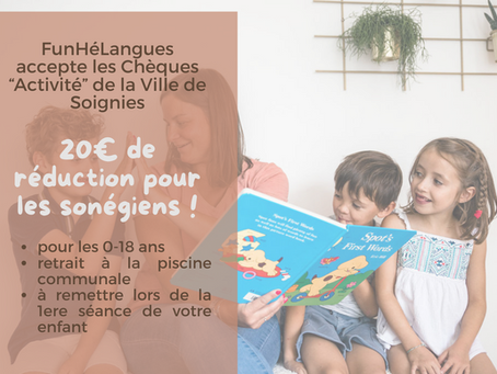 20€ de réduction pour les sonégiens!