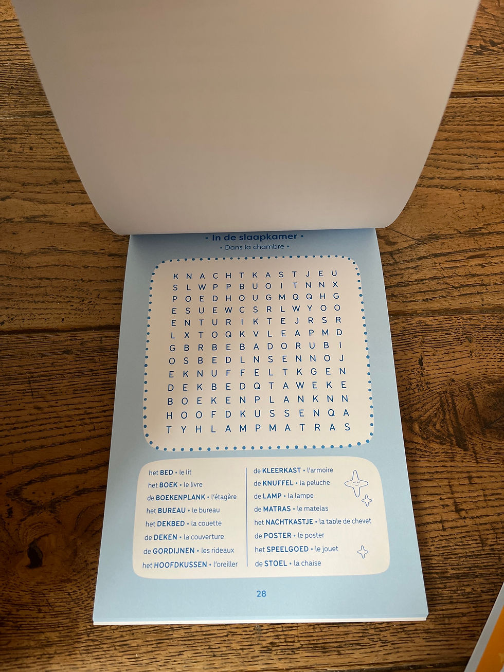 Miniature : Mots mêlés néerlandais