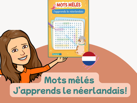 📚 Livre du mois FunHéLangues : Mots mêlés – J’apprends le néerlandais !