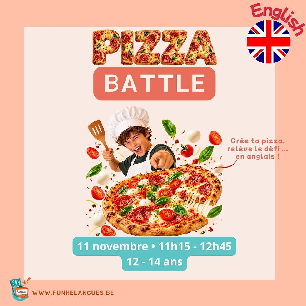 Pizza Battle 🍕 | English Fun Time (12–14 ans)