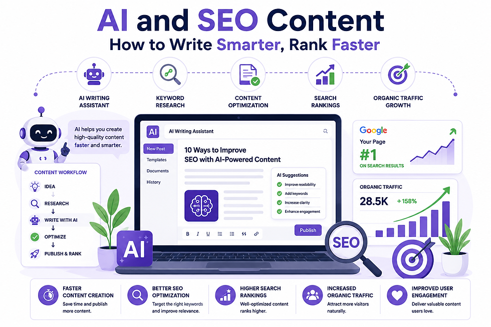 AI and SEO Content: How to Write Smarter, Rank Faster