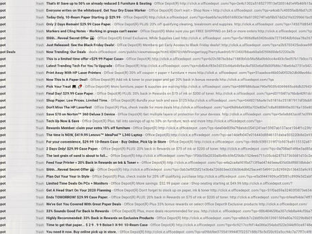 Marketing Friction: Three Deadly Email Sins