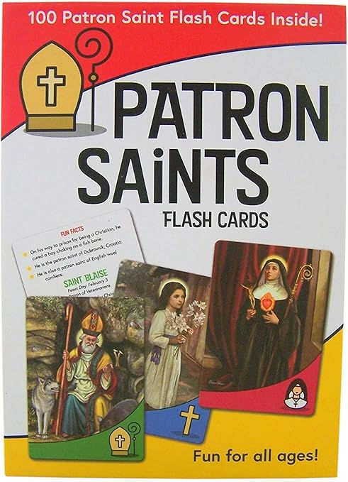 Patron Saints Flash Cards