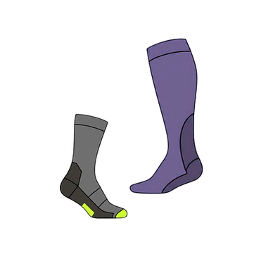 Active compression socks