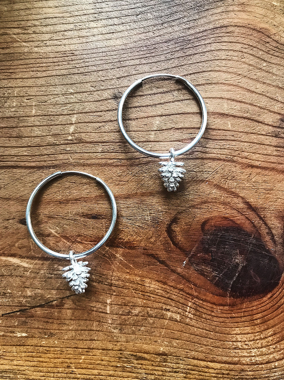 Pine Cone Earrings