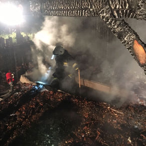 Nebengebäudebrand in Leifling (Gem.Neuhaus)