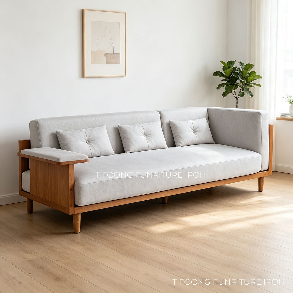 Thumbnail: Imaya Solid Wood Base Custom Sofa– Custom Sizing, Premium Fabric,and Color