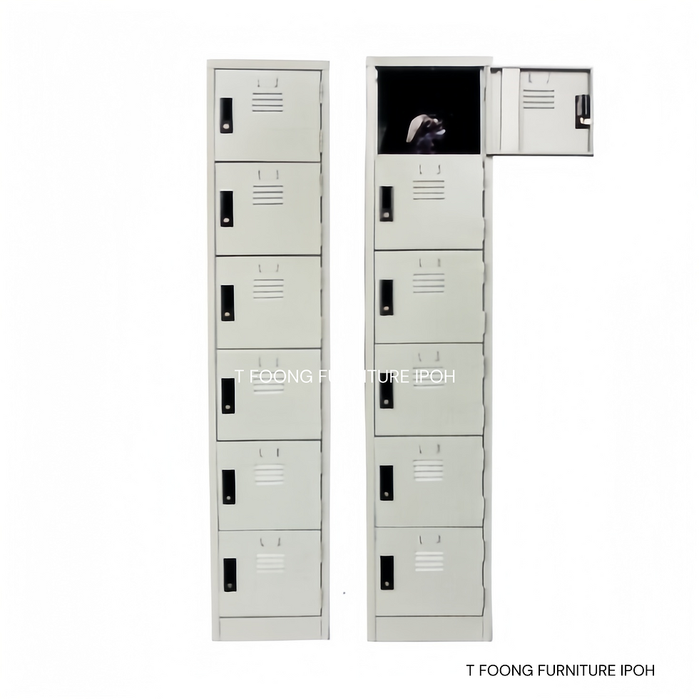 Thumbnail: Industrial 6-Compartment Steel Locker 