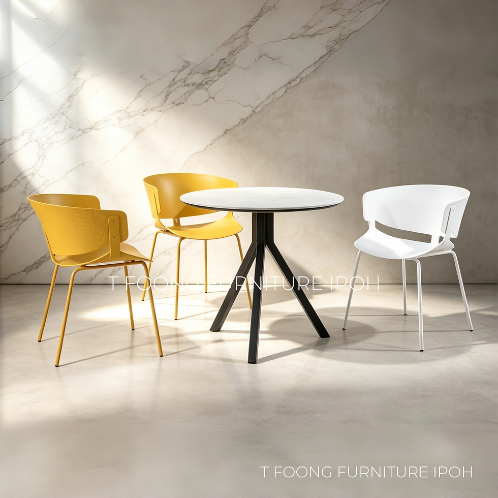 Scandinavian Round Bistro Set Tea Set Lounge Area Set