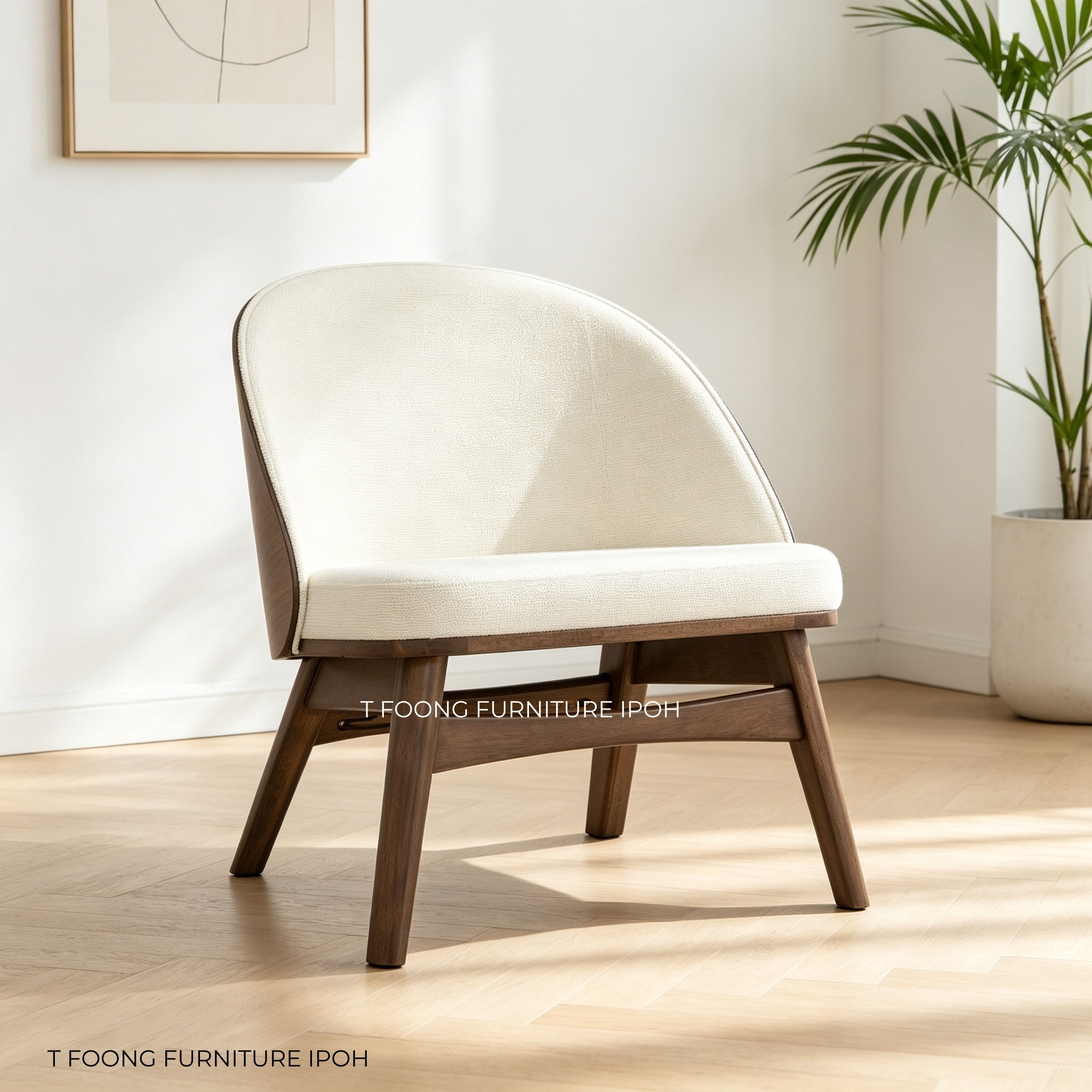 Copy of Mid-Century Modern Upholstered Tub Armchair