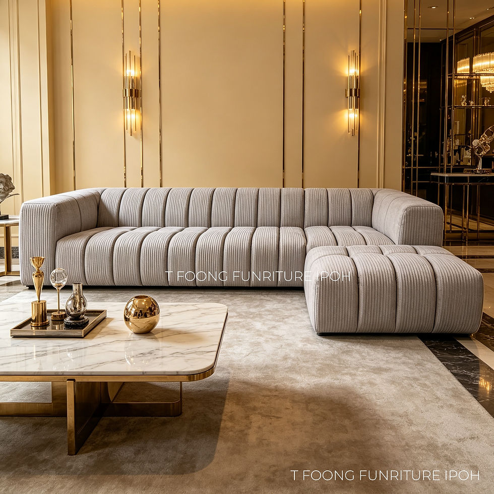 Thumbnail: Tania Grand Channel-Tufted Custom Sofa – Custom Sizing, Premium Fabric,and Color