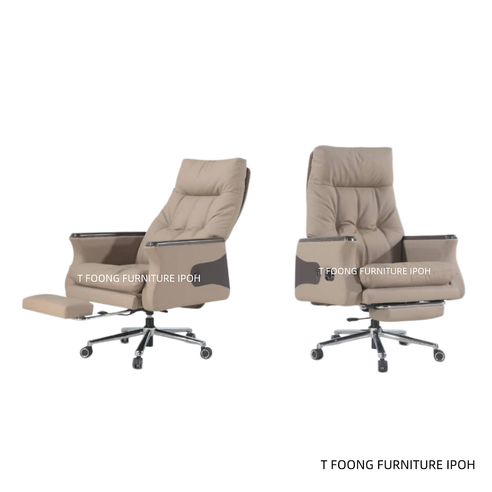 Thumbnail: Kelvin Executive High-Back Ergonomic Office Chair with Retractable Footrest