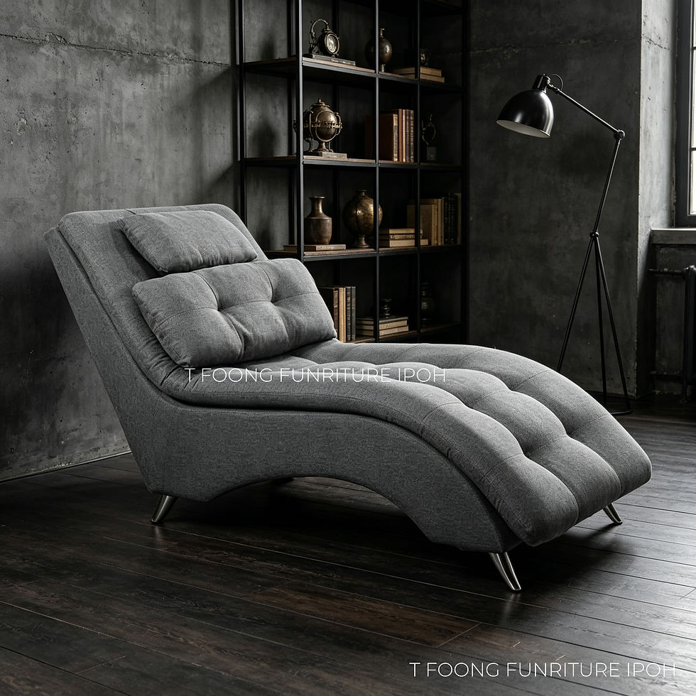Thumbnail: Serene Ergonomic Custom Chaise Lounge Chair 
