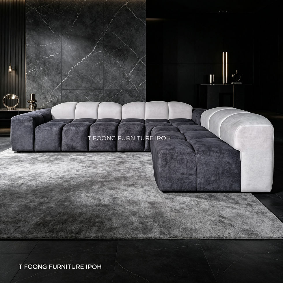 Thumbnail: Quadra Custom Modular Tufted Sectional Sofa –  Customizable Size, Color & Fabric