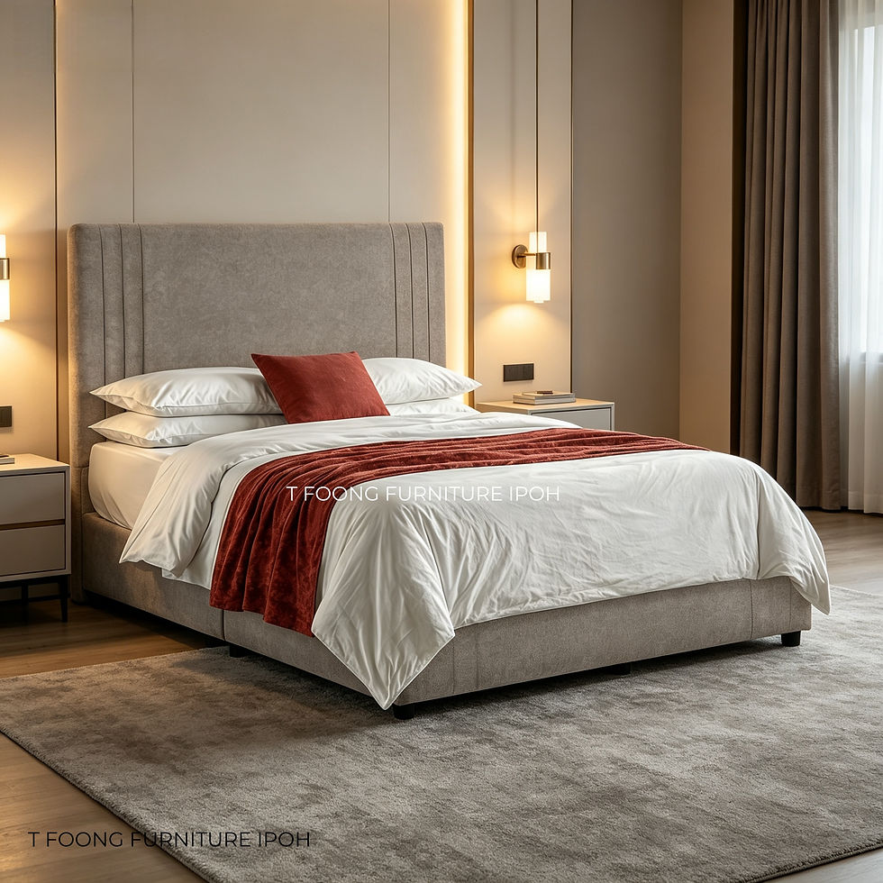 Thumbnail: Minimalist Design Headboard Queens Size Bedframe