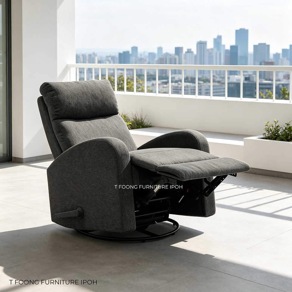Thumbnail: Modern Swivel Rocker Recliner Armchair