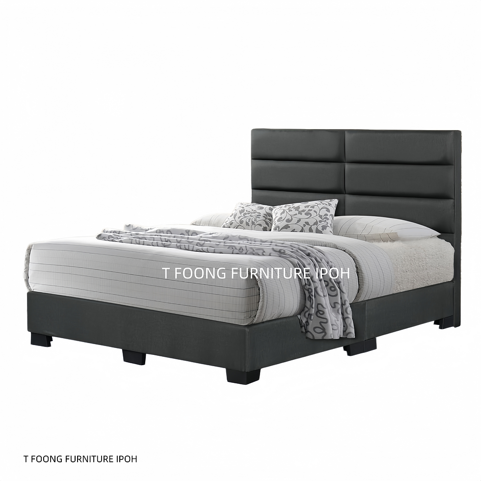 Thumbnail: Linear Customize Color and Fabric Bed Frame